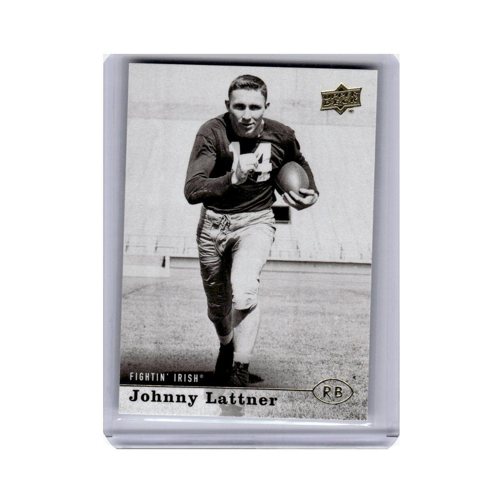 Johnny Lattner 2013 Upper Deck #32 Notre Dame Fighting Irish Football Card NM