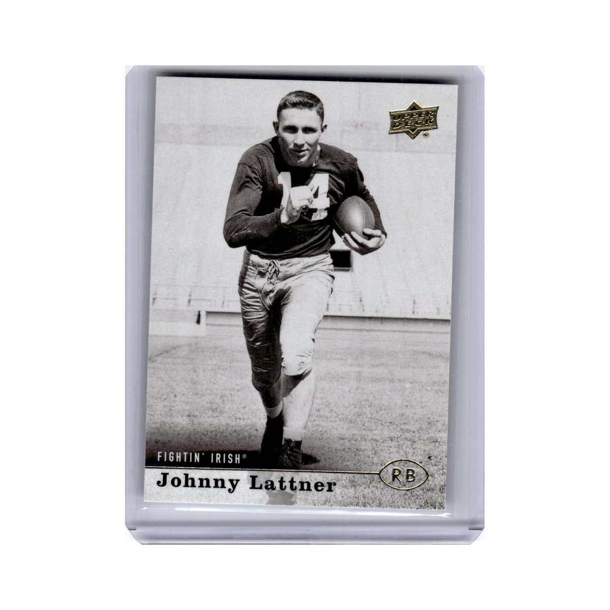 Johnny Lattner 2013 Upper Deck #32 Notre Dame Fighting Irish Football Card NM