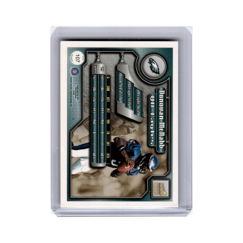 Donovan McNabb 2000 Pacific Aurora #107 Philadelphia Eagles Football Card NM