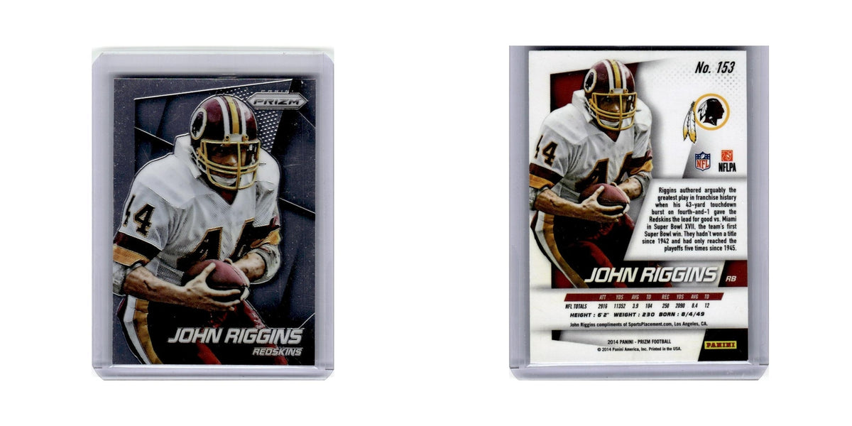 John Riggins 2014 Panini Prizm #153 Washington Redskins Football Card NM