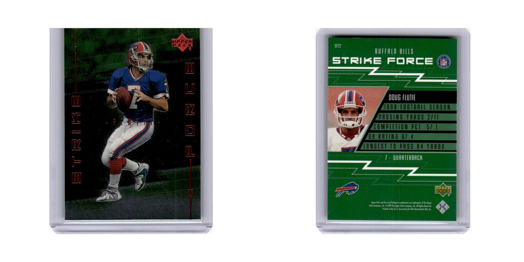Doug Flutie 1999 Upper Deck Strike Force #SF22 Buffalo Bills Football Card NM