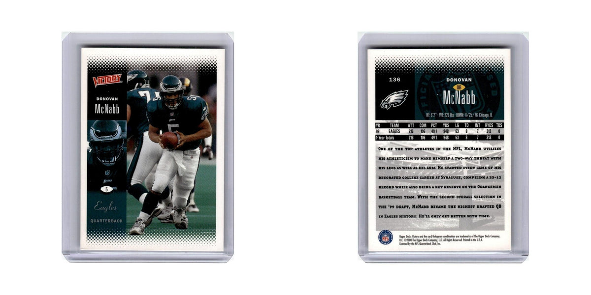 Donovan McNabb 2000 Upper Deck Victory #136 Philadelphia Eagles Football Card NM