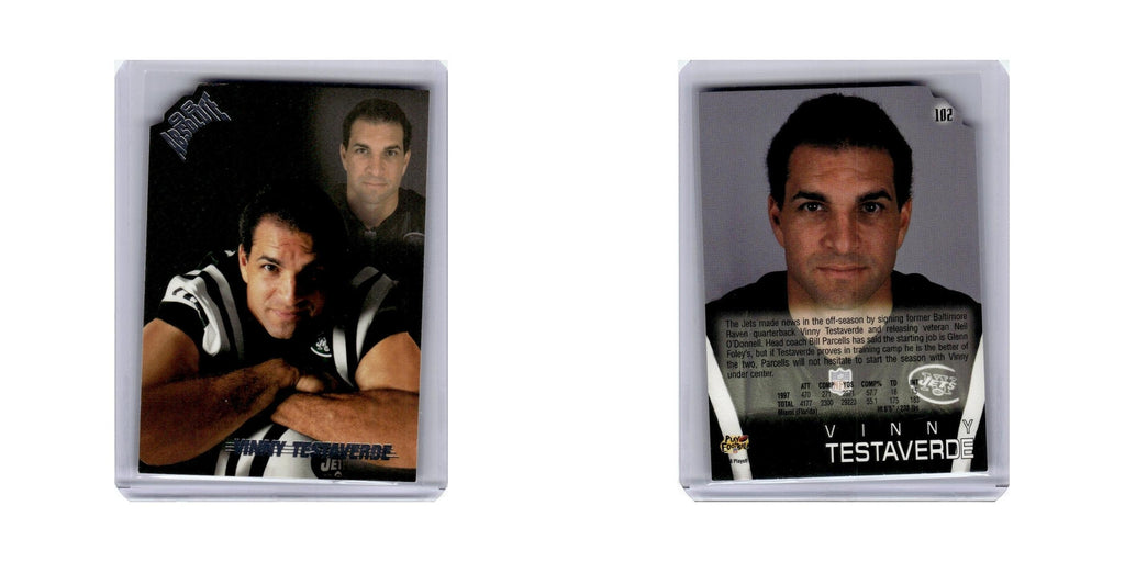 Vinny Testaverde 1998 Playoff Absolute #102 New York Jets Football Card NM