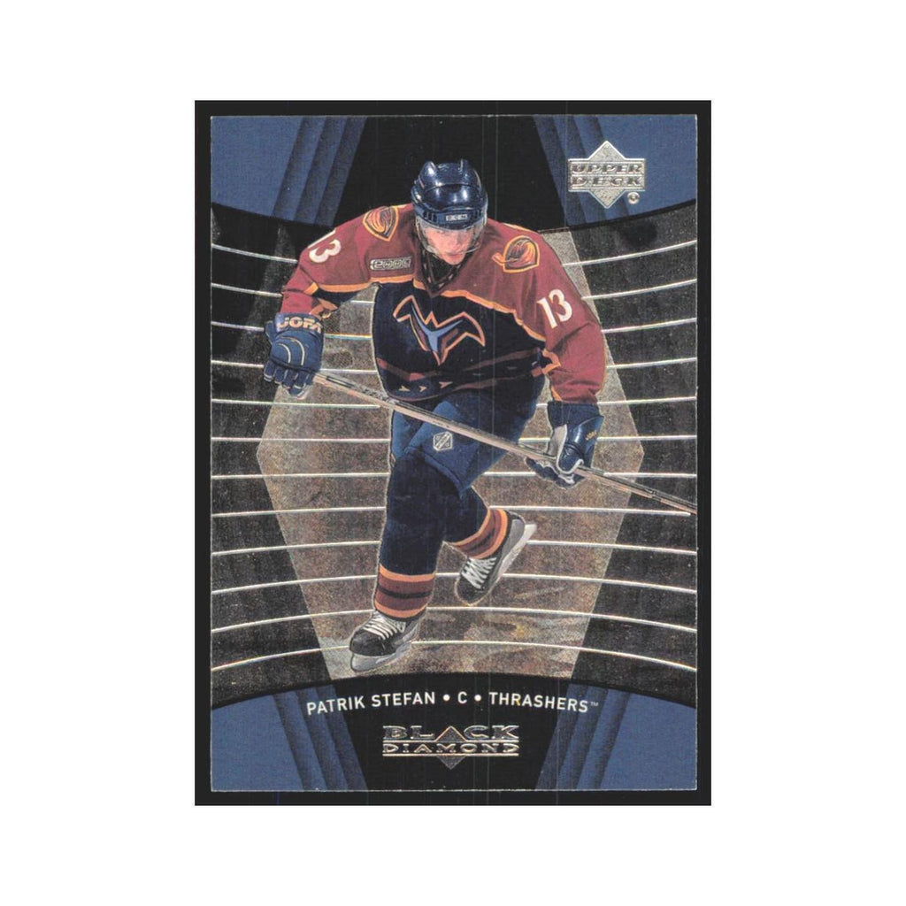 Patrik Stefan 1999 Upper Deck Black Diamond #5 Atlanta Thrashers Hockey Card NM