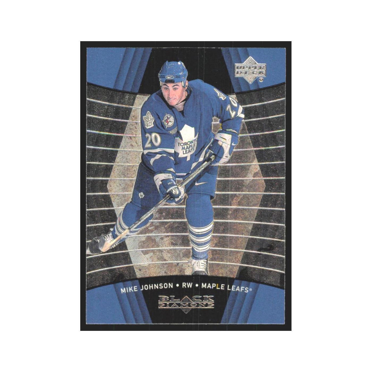 Mike Johnson 1999 Upper Deck Black Diamond #81 Toronto Maple Leafs NM