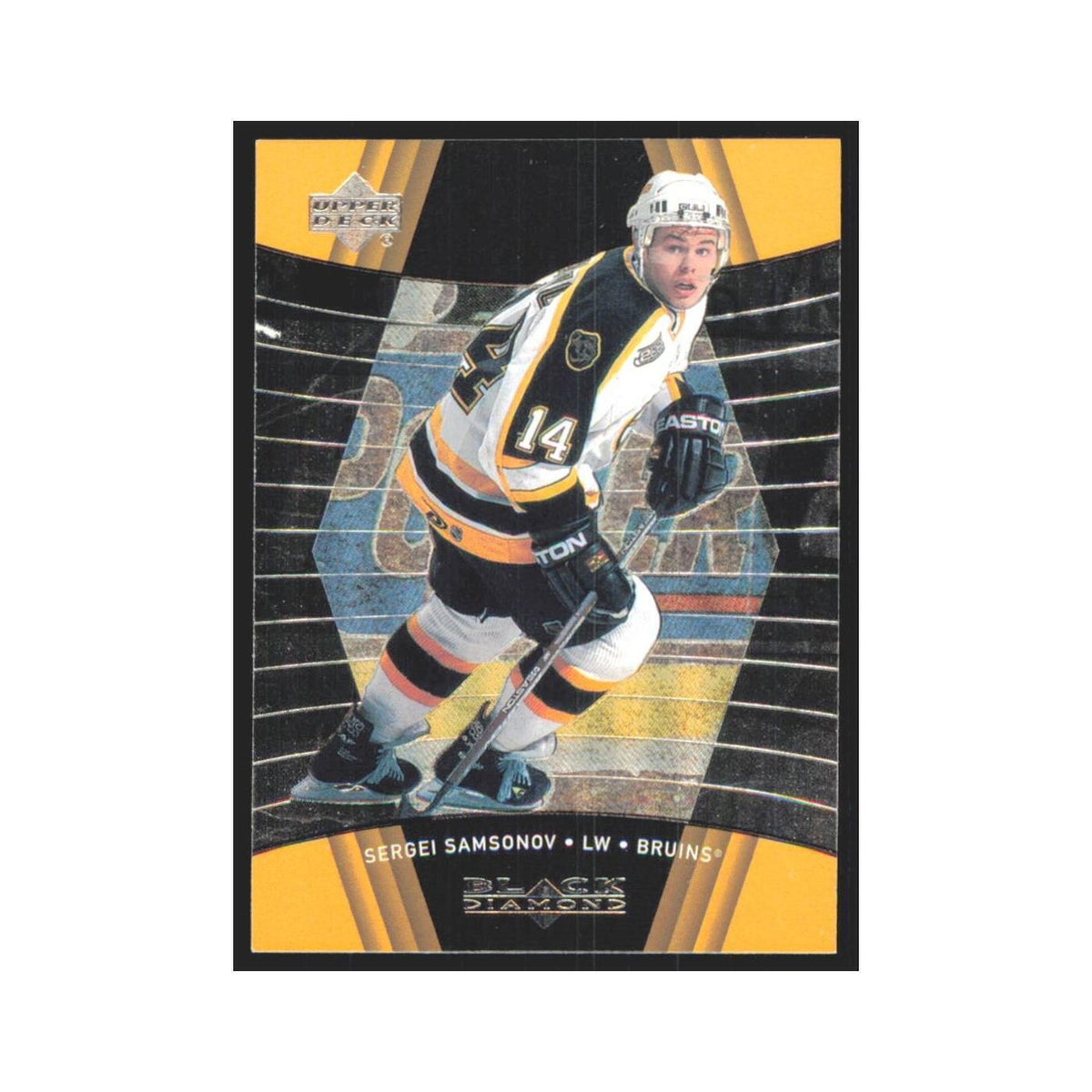 Sergei Samsonov 1999 Upper Deck Black Diamond #7 Boston Bruins Hockey Card NM