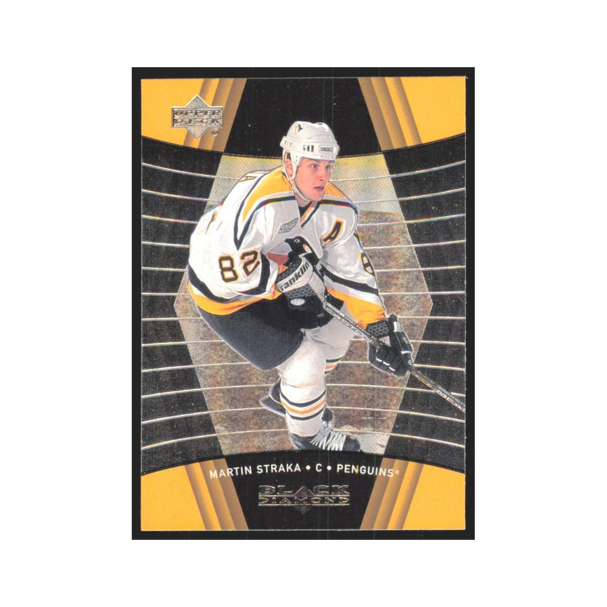 Martin Straka 1999 Upper Deck Black Diamond #69 Pittsburgh Penguins NM