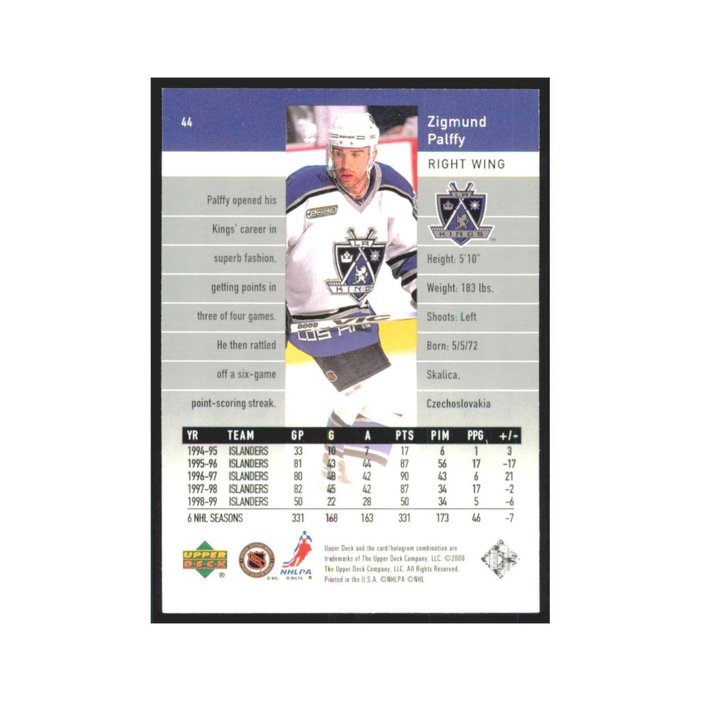 Zigmund Palffy 1999 Upper Deck Black Diamond #44 Los Angeles Kings NM