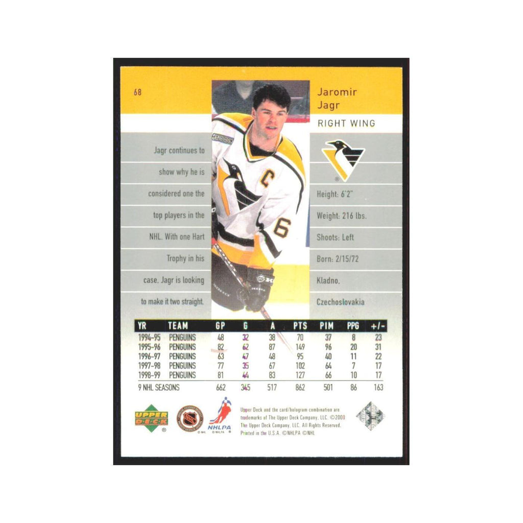 Ryan Smyth 1999 Upper Deck Black Diamond #68 Edmonton Oilers Hockey Card NM