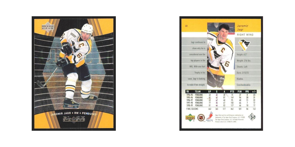 Ryan Smyth 1999 Upper Deck Black Diamond #68 Edmonton Oilers Hockey Card NM