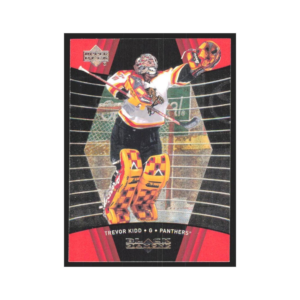 Trevor Kidd 1999 Upper Deck Black Diamond #43 Florida Panthers Hockey Card NM