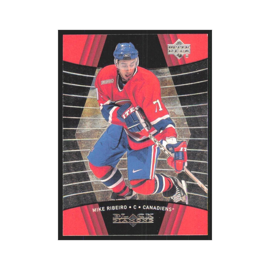 Mike Ribeiro 1999 Upper Deck Black Diamond #47 Montreal Canadiens Hockey Card NM