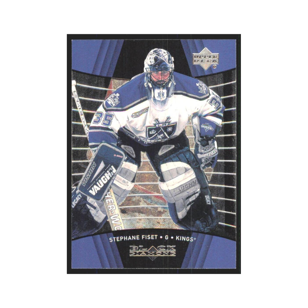 Stephane Fiset 1999 Upper Deck Black Diamond #46 Los Angeles Kings NM