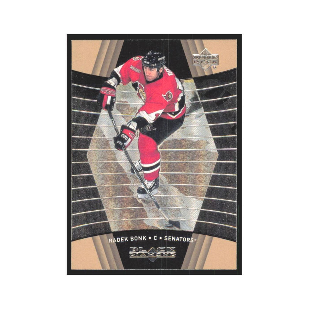Radek Bonk 1999 Upper Deck Black Diamond #60 Ottawa Senators Hockey Card NM