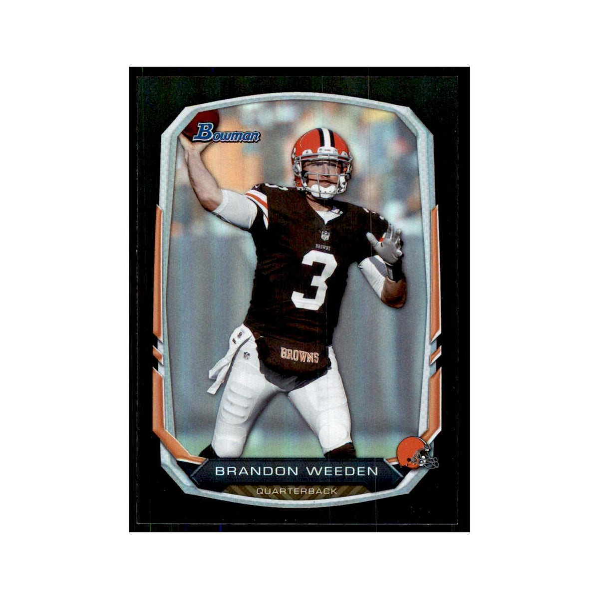 2013 Bowman Foil Brandon Weeden #92