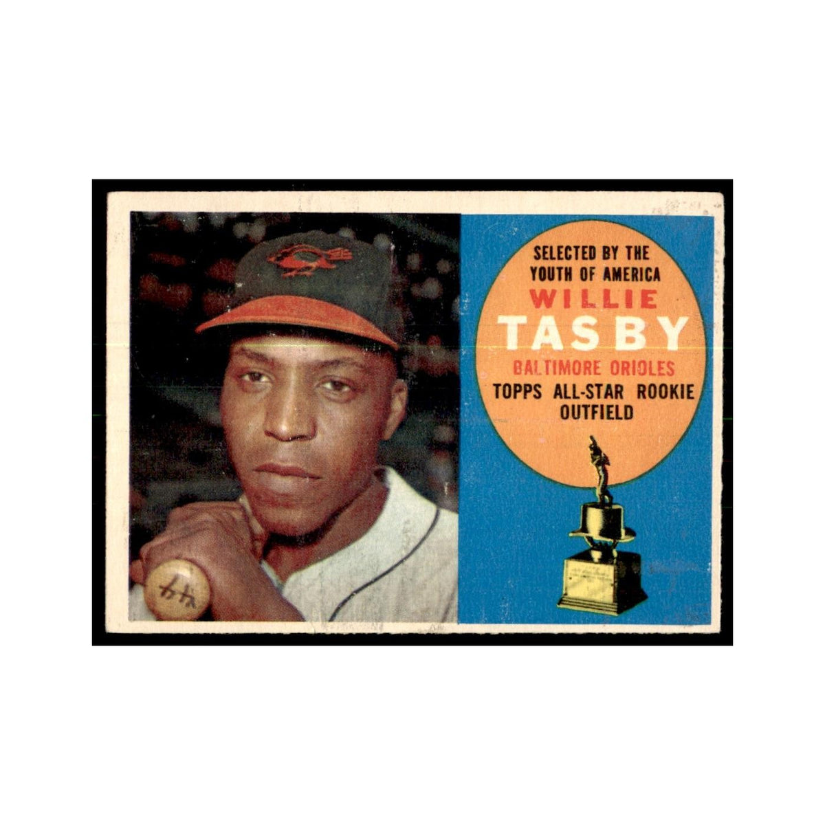 1960 Topps Willie Tasby RC Baseball Cards #322