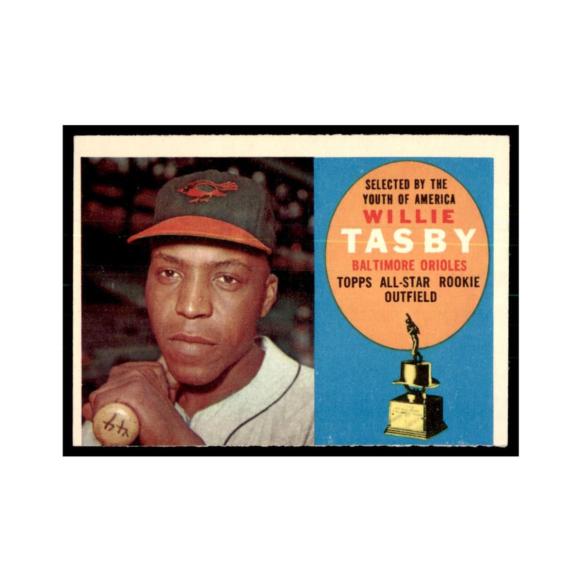 1960 Topps Willie Tasby RC Baseball Cards #322