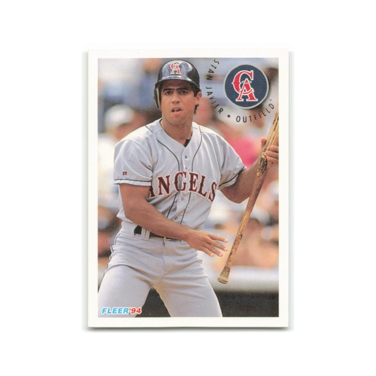 Stan Javier 1994 Fleer #60 California Angels Baseball Card NM