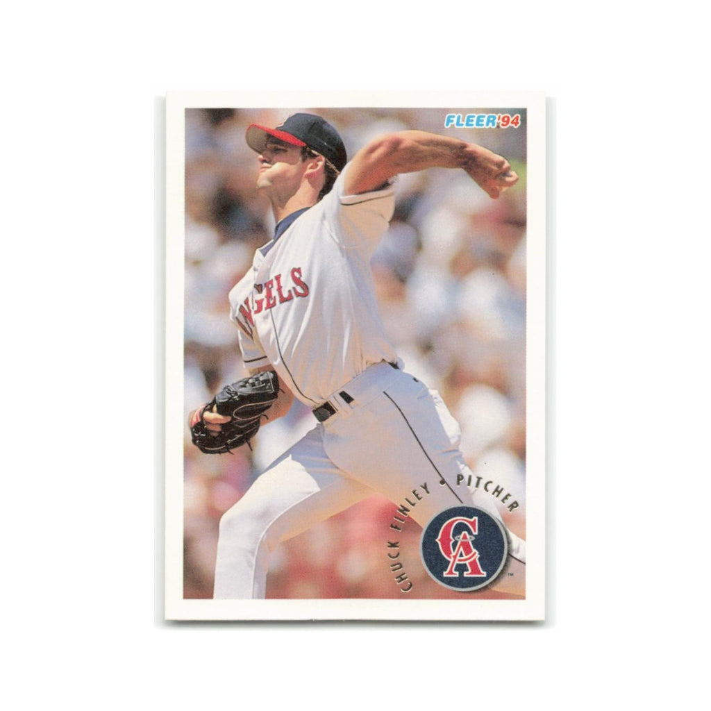 Chuck Finley 1994 Fleer #55 California Angels Baseball Card NM