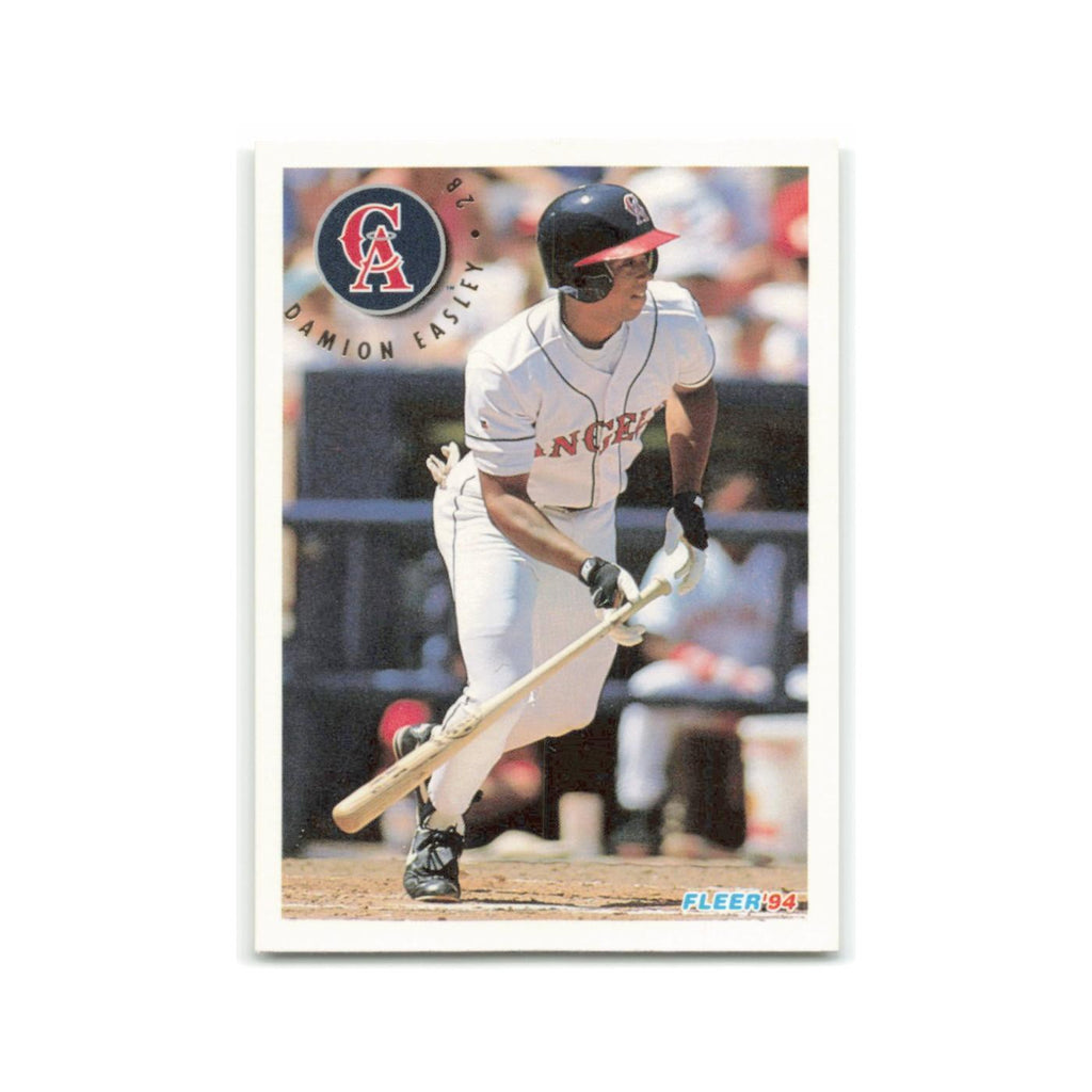 Damion Easley 1994 Fleer #53 California Angels Baseball Card NM