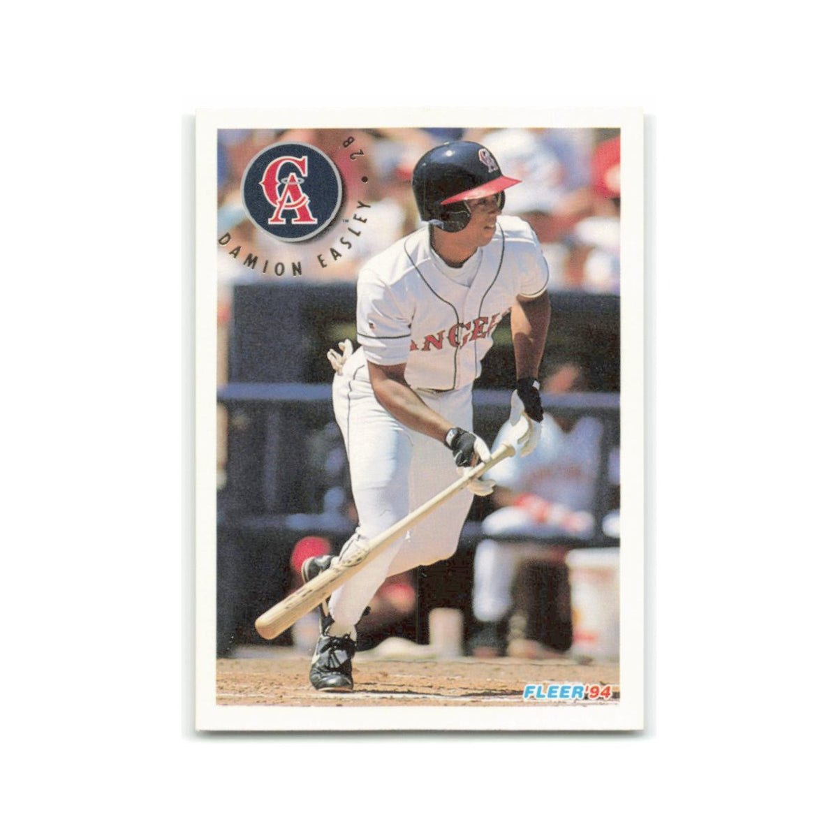 Damion Easley 1994 Fleer #53 California Angels Baseball Card NM
