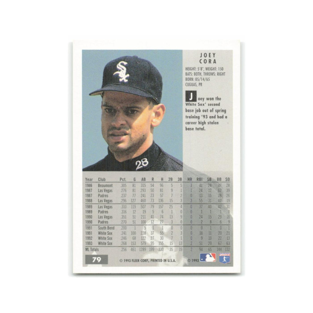 Joey Cora 1994 Fleer #79 Chicago White Sox Baseball Card NM