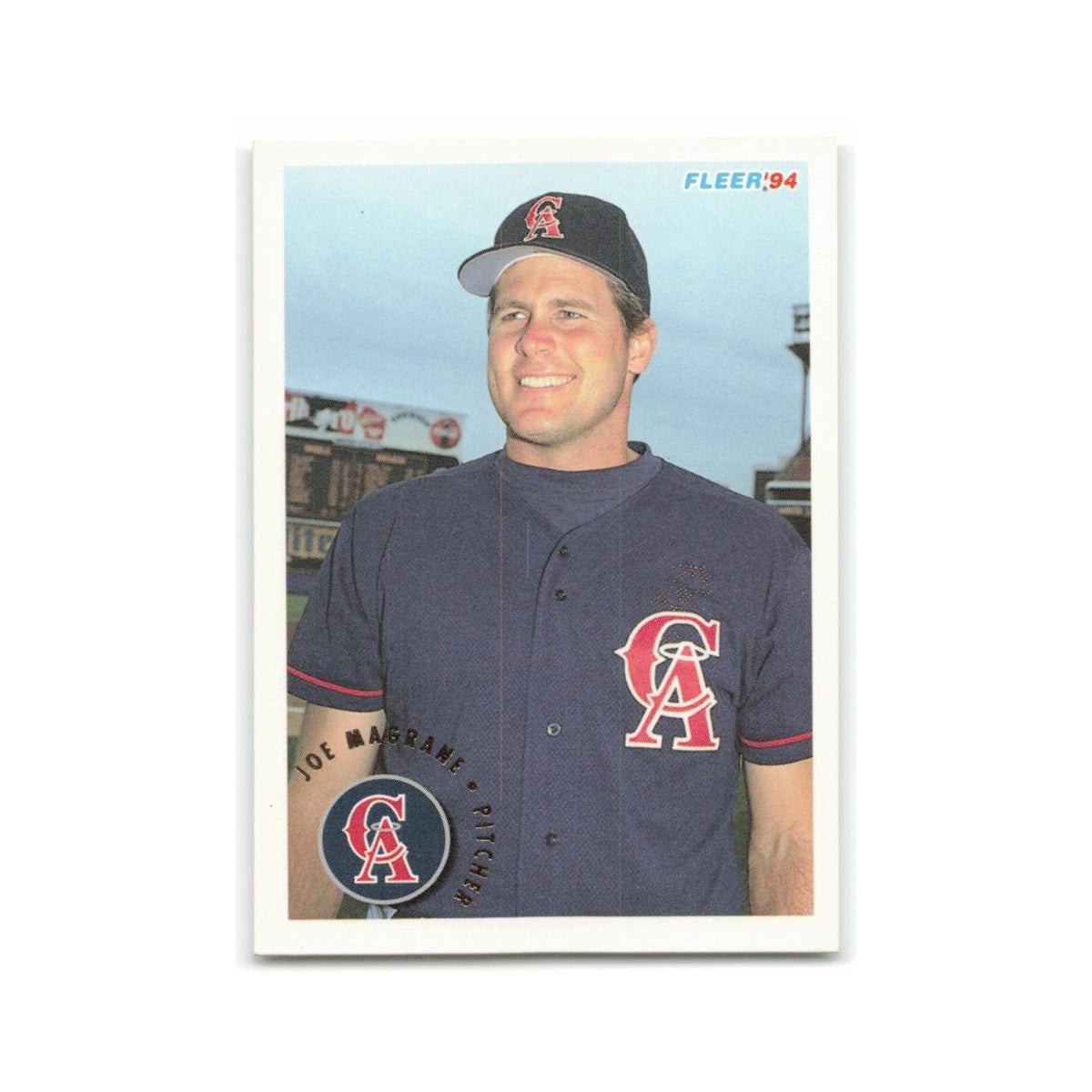 Joe Magrane 1994 Fleer #64 California Angels Baseball Card NM