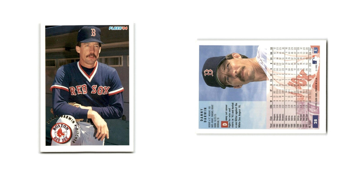 Danny Darwin 1994 Fleer #28 Boston Red Sox Baseball Card NM