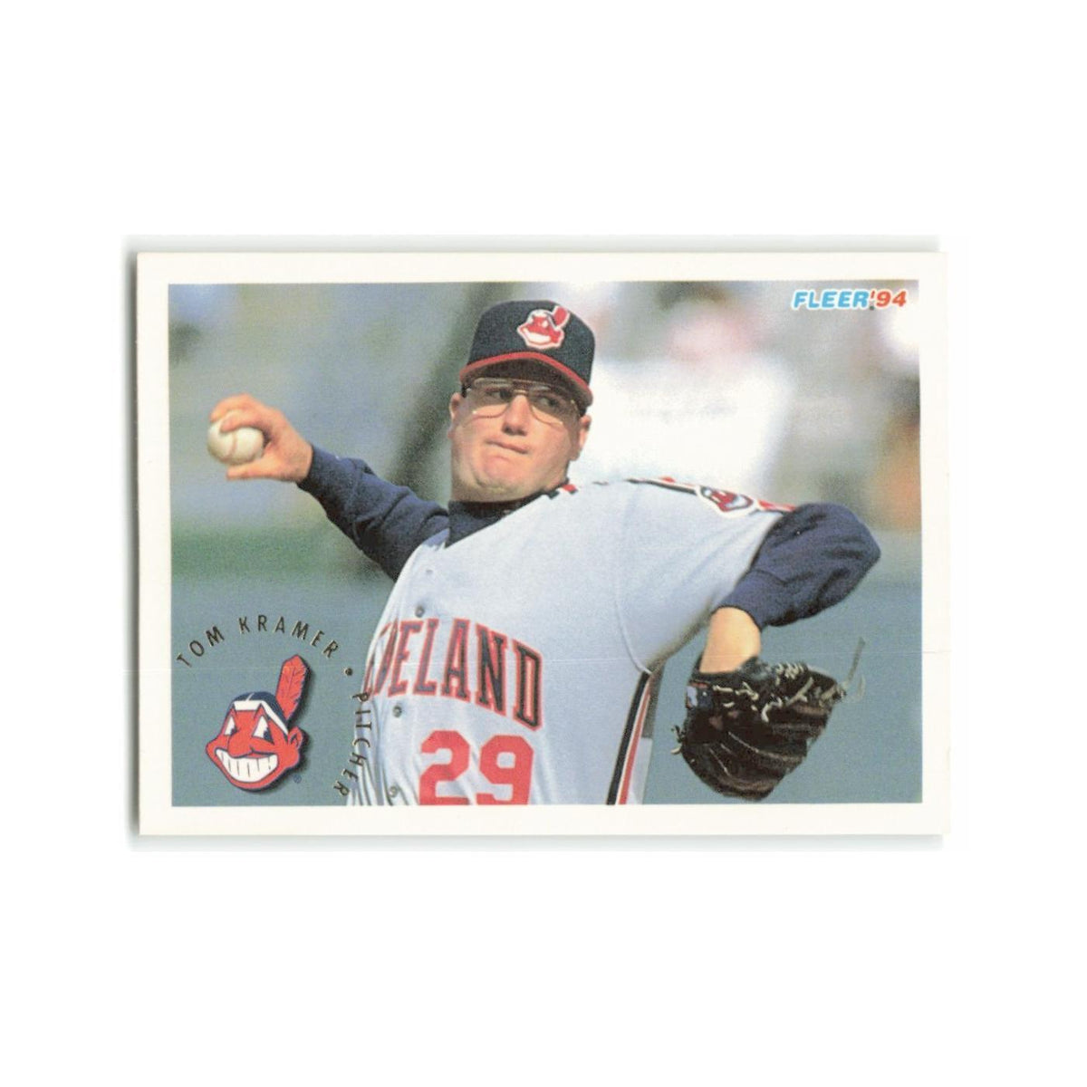 Tom Kramer 1994 Fleer #108 Cleveland Indians Baseball Card NM