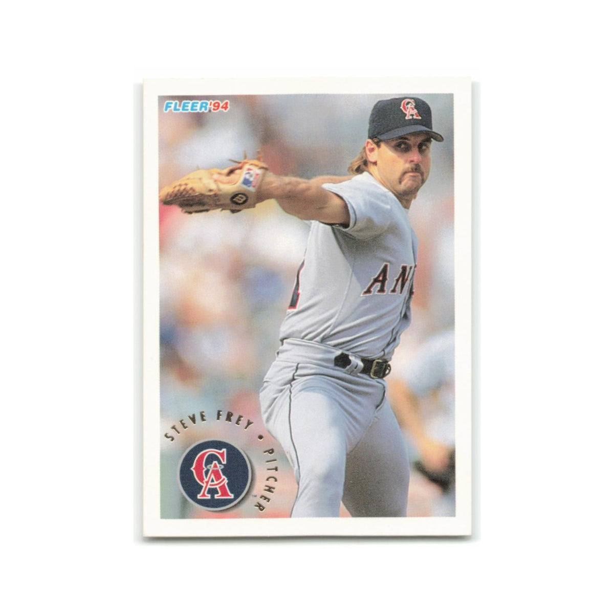 Steve Frey 1994 Fleer #56 California Angels Baseball Card NM
