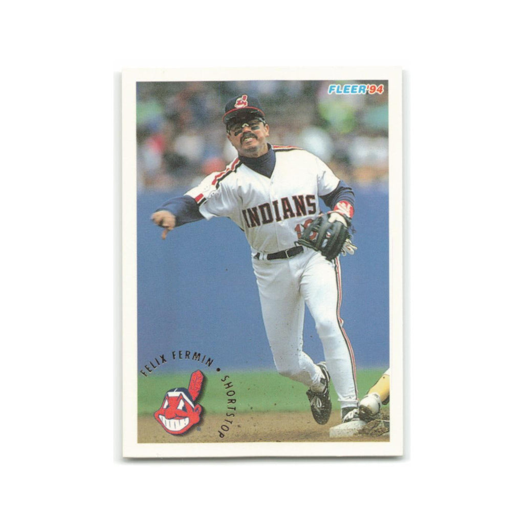 Felix Fermin 1994 Fleer #104 Cleveland Indians Baseball Card NM
