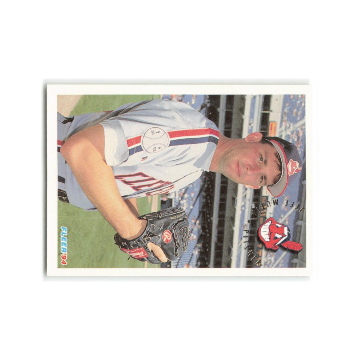 Jeff Mutis 1994 Fleer #114 Cleveland Indians Baseball Card NM