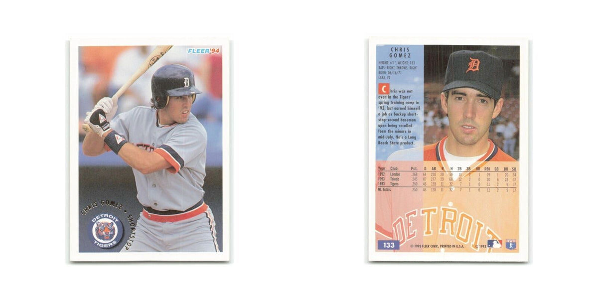 Chris Gomez 1994 Fleer #133 Detroit Tigers Baseball Card NM
