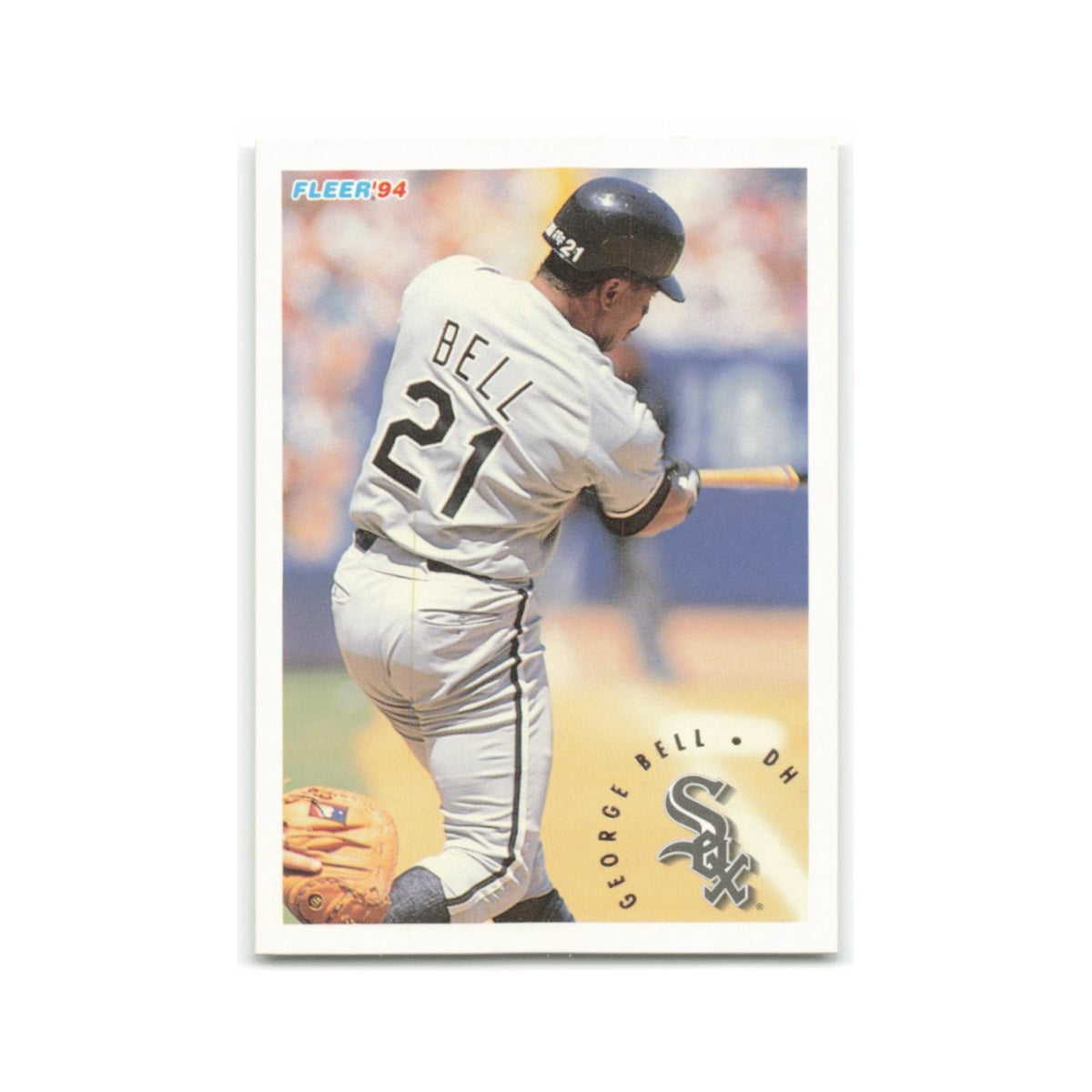 George Bell 1994 Fleer #75 Chicago White Sox Baseball Card NM
