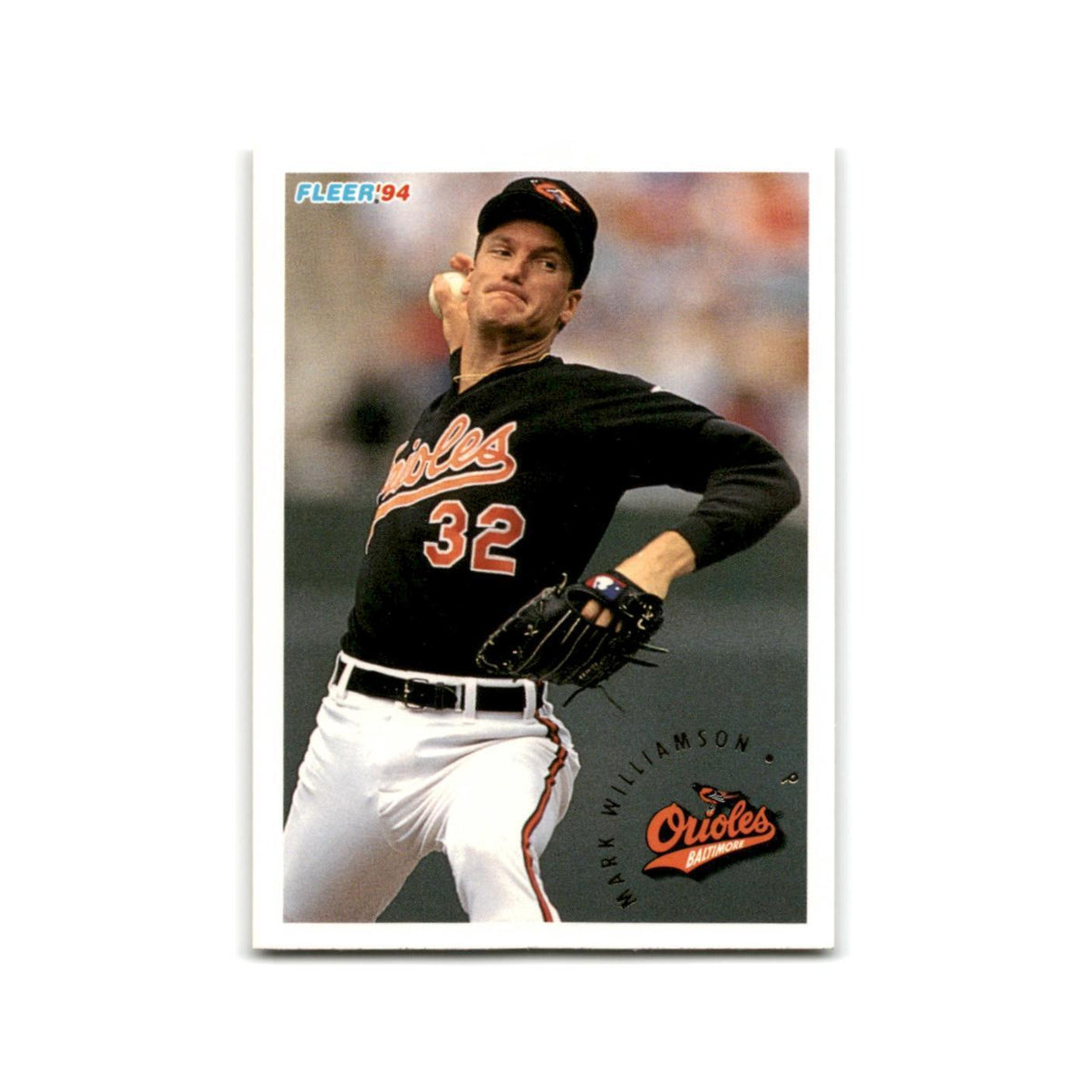 Mark Williamson 1994 Fleer #24 Baltimore Orioles Baseball Card NM