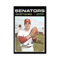 1971 Topps Baseball Card (Damaged) Darold Knowles Washington Senators #261
