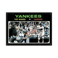 1971 Topps Baseball Card (Damaged) Ron Woods Yankees #514