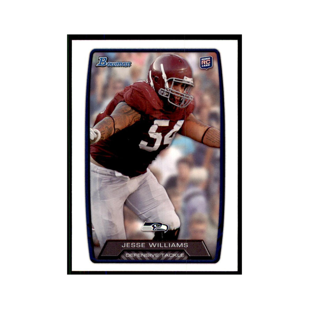 2013 Bowman Jesse Williams RC Football Cards #147