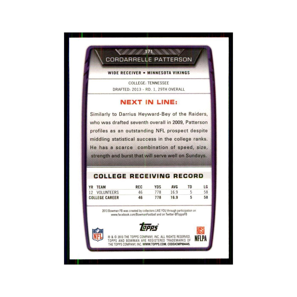 2013 Bowman Darren McFadden RC Football Cards #71