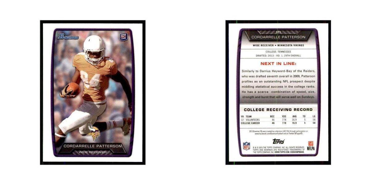 2013 Bowman Darren McFadden RC Football Cards #71