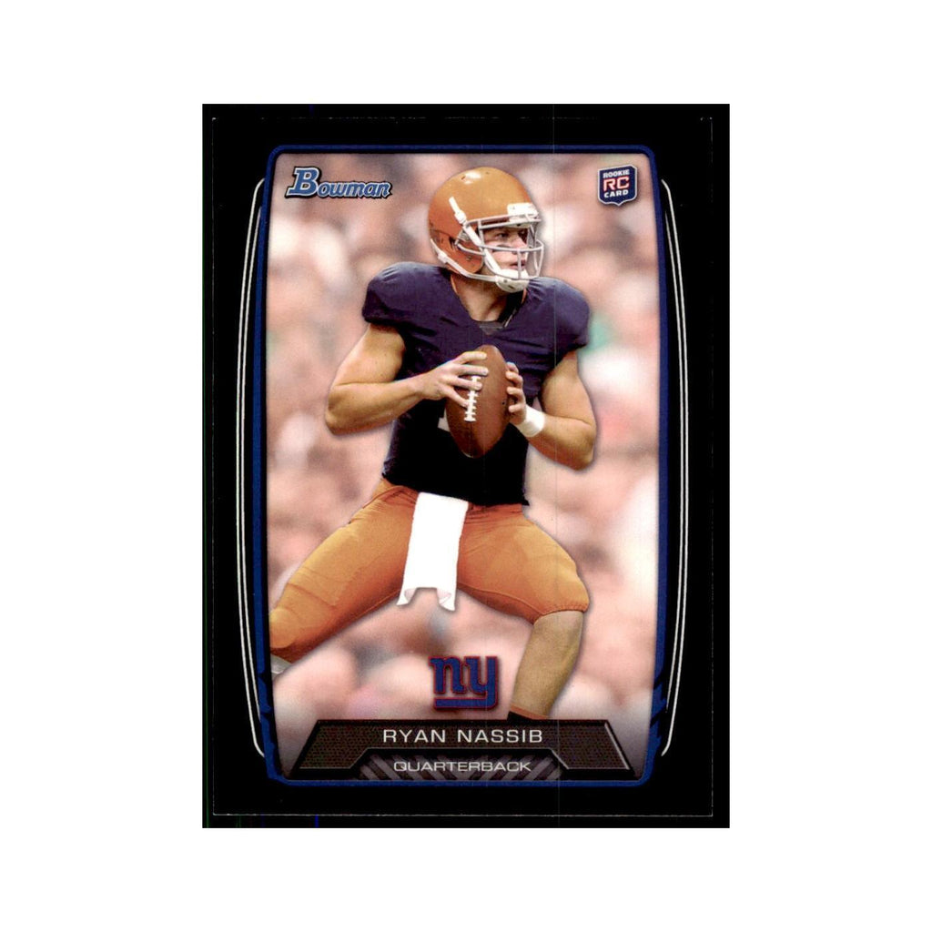 2013 Bowman Ryan Nassib RC Football Cards #165