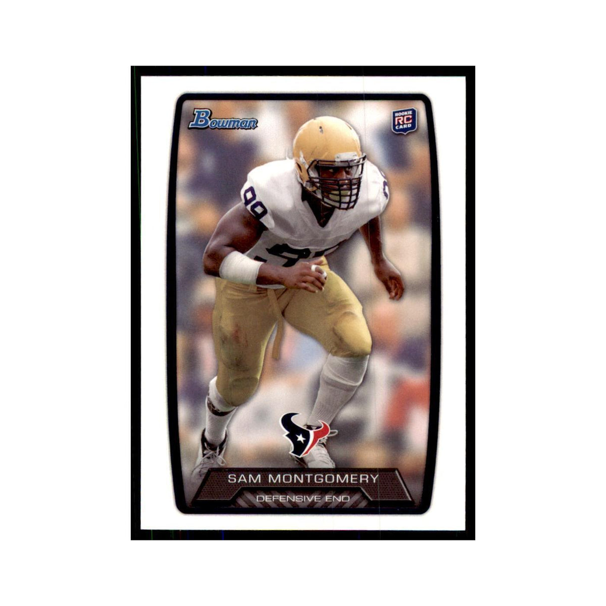 2013 Bowman Sam Montgomery RC Football Cards #186