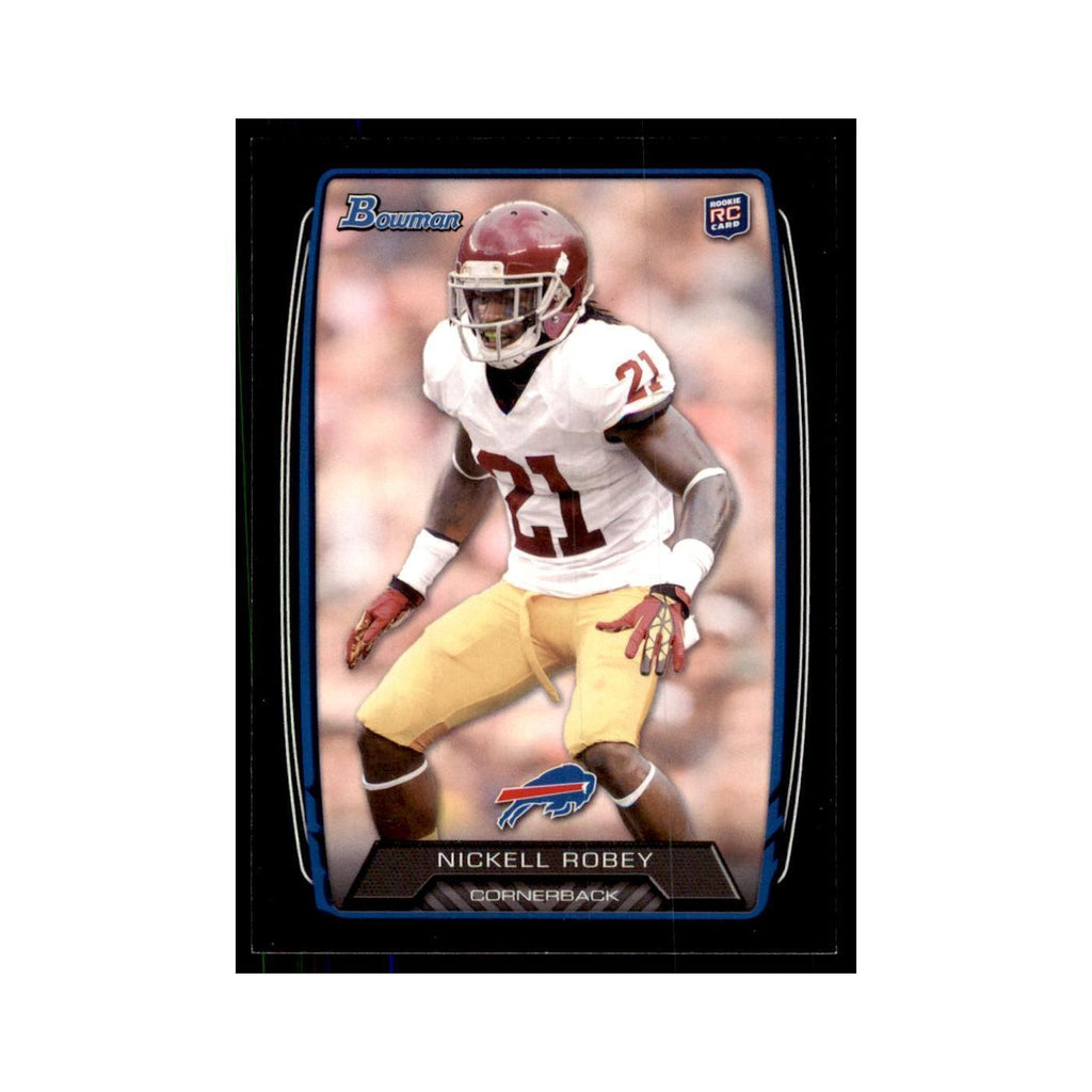 2013 Bowman Nickell Robey RC Football Cards #201