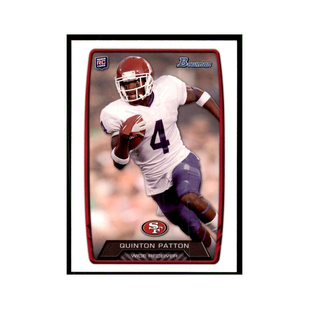 2013 Bowman Quinton Patton RC Football Cards #131