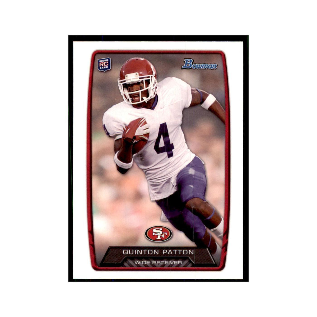 2013 Bowman Quinton Patton RC Football Cards #131