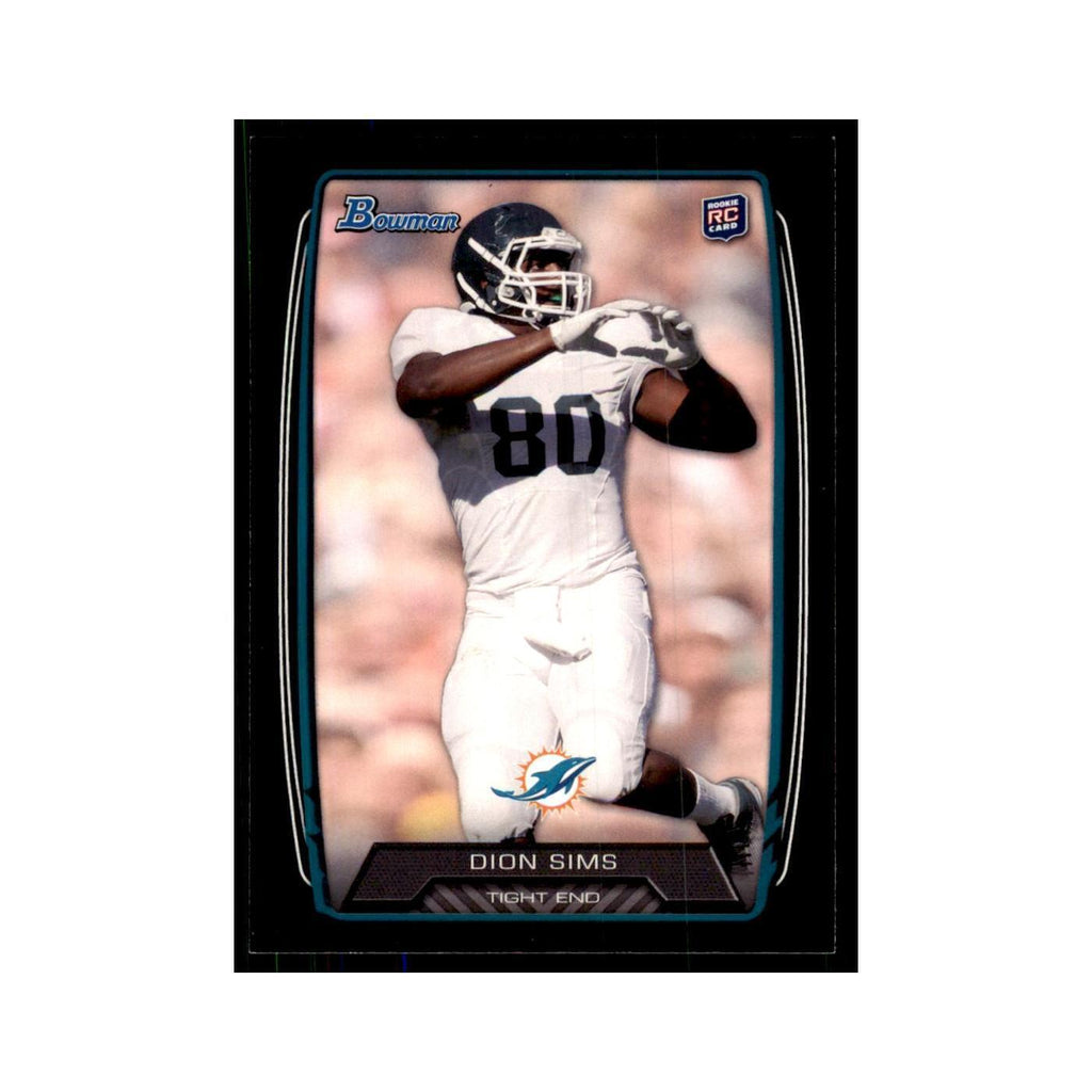 2013 Bowman Dion Sims RC Football Cards #111