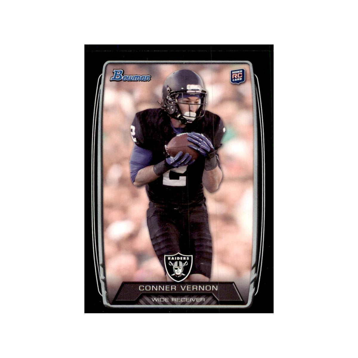 2013 Bowman Conner Vernon RC Football Cards #206