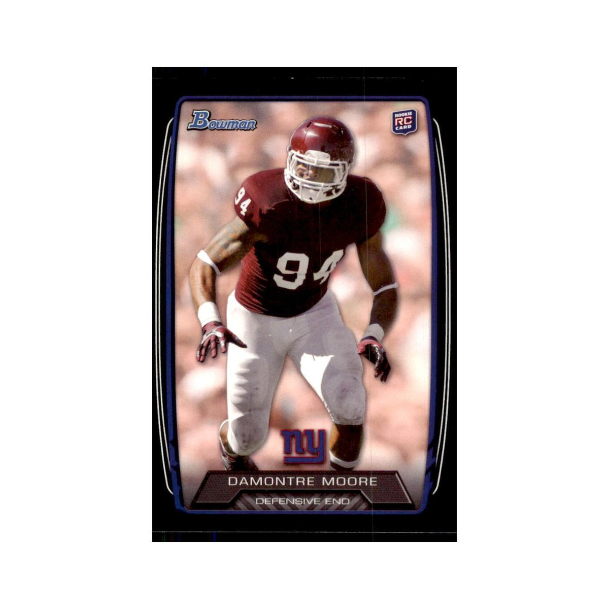 2013 Bowman Damontre Moore RC Football Cards #174