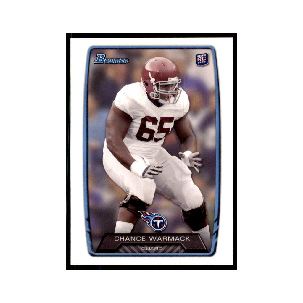 2013 Bowman Chance Warmack RC Football Cards #169