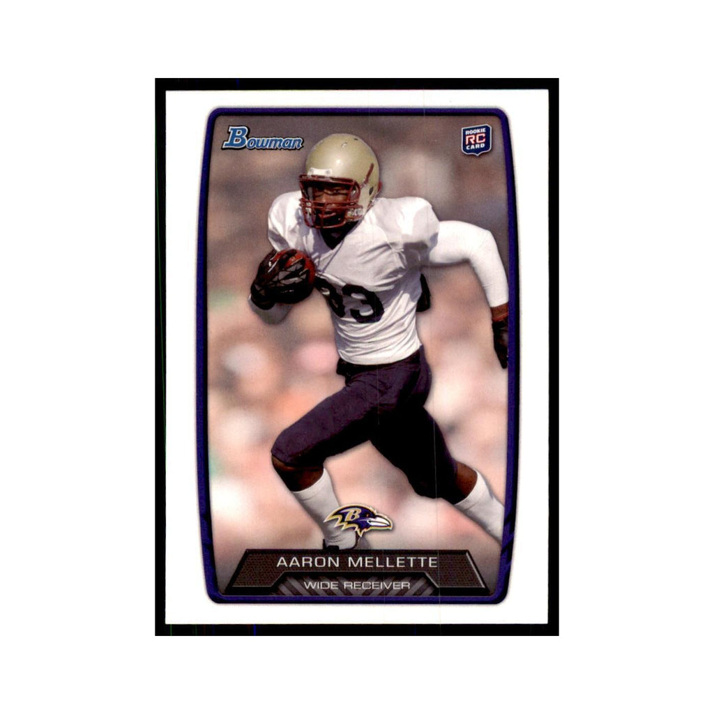 2013 Bowman Aaron Mellette RC Football Cards #195